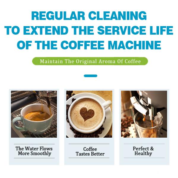 Solid Coffee Machine Cleaning Tablet 2g 8pcs for Espresso Machine and Coffee Maker