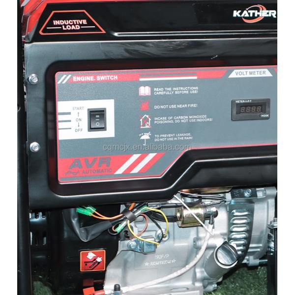 6.5kva Gasoline Generator Portable Home Power Generators for Maximum Power of 13kw
