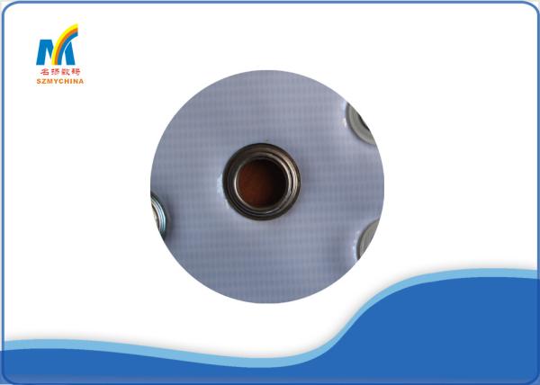 Iron Metal Eyelet Grommet For Industrial Eyelet Machine , Silver Color Eyelets For Fabric