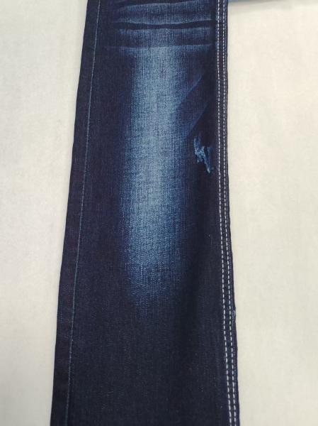 Weak Spandex Siro Yarn Cross Slub 8oz Denim Fabric 12+12*21/40 Construction For Jeans Or Denim Coat