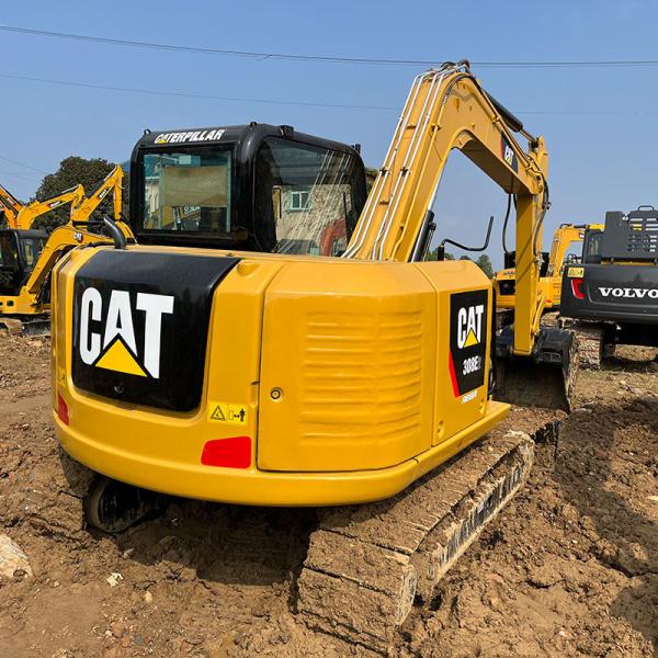 8 tonnes d'excavatrices industrielles Cat 308E utilisées 0,35 m3