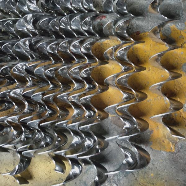 Шрубы из непрерывной нержавеющей стали SS304 SS316 без вала для конвейерных ферм