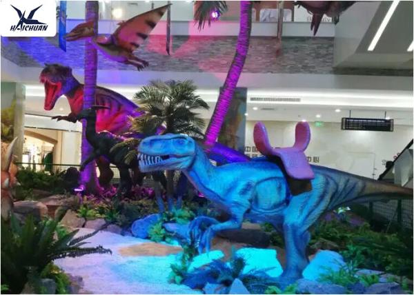 Moving Large Ride On Dinosaur 4 Meters Long For Outdoor / Indoor Amusement Facility
