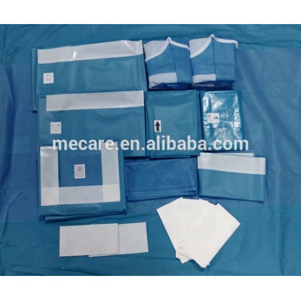 Бедро EN 13795 устранимое хирургическое протезное задрапировывает пакеты процедуре по SMS тазобедренные