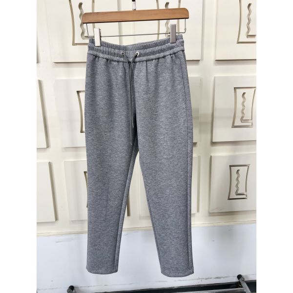 Minimalist Grey Heather Tracksuit Men Quarter Zip Mock Neck Pullover Sweatpants Set Quiet Luxury Cozy Athleisure Outfit Custom