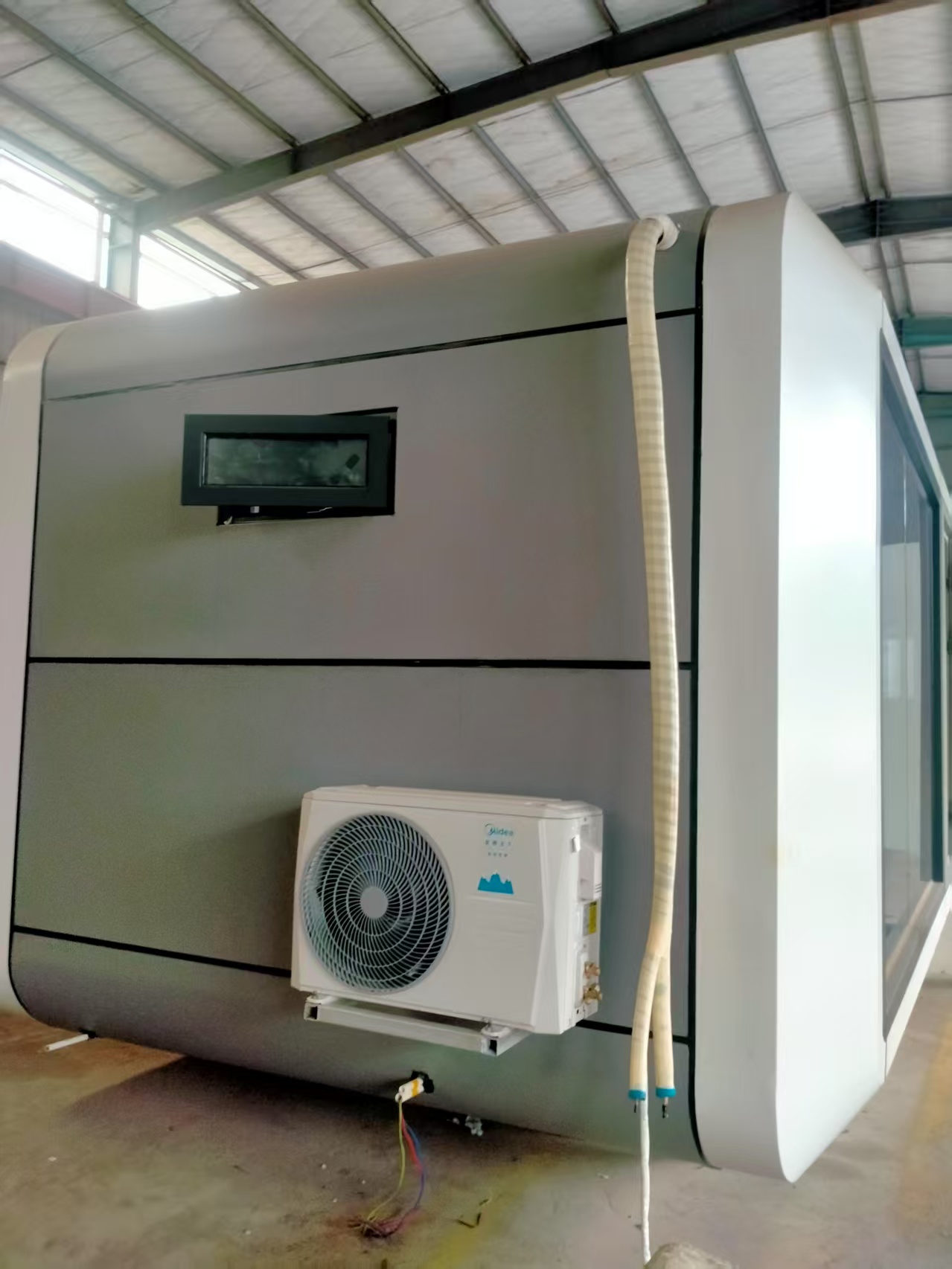 Luxury Portable Steel Structure Container House Pods Smart Office Cabin Concept for Tiny Home  Modular Tiny House