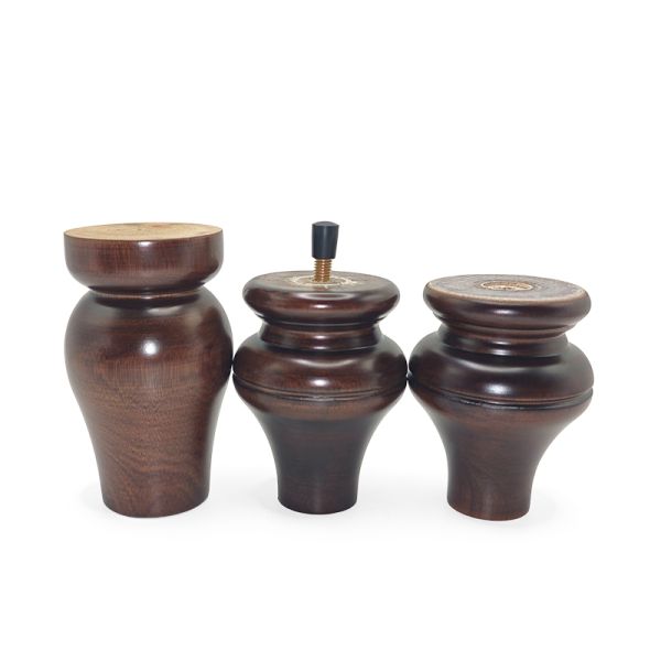 Solid Wood Gourd Cabinet Feet Sofa Support Foot Pads Furniture Feet Wooden Legs Bed Legs