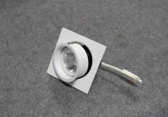 square recessed/embeded LED downlight 7w 10w 15w with cutout 75mm 230v