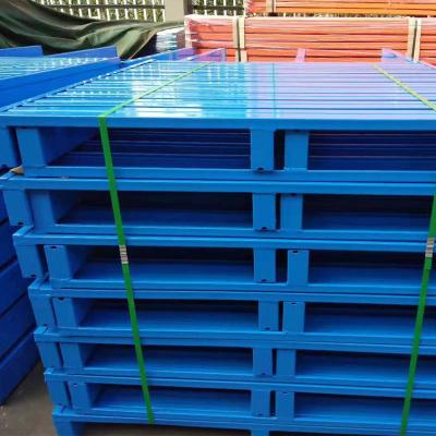 4 Way Durable Metal Warehouse Steel Pallet Heavy Duty Steel Pallet 1000 - 2000 Kg