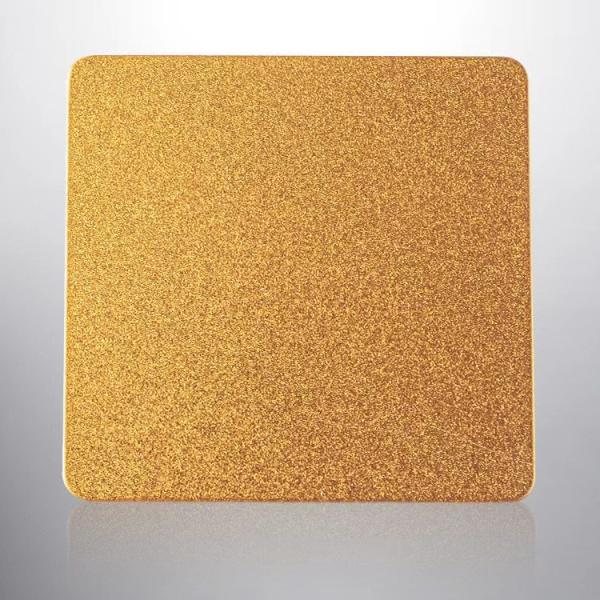 Sandblasted Titanium 201 Stainless Steel Color Plate Cold Rolled