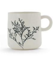 Tasse à café faite à la main avec glaçure claire en céramique matte 3D
