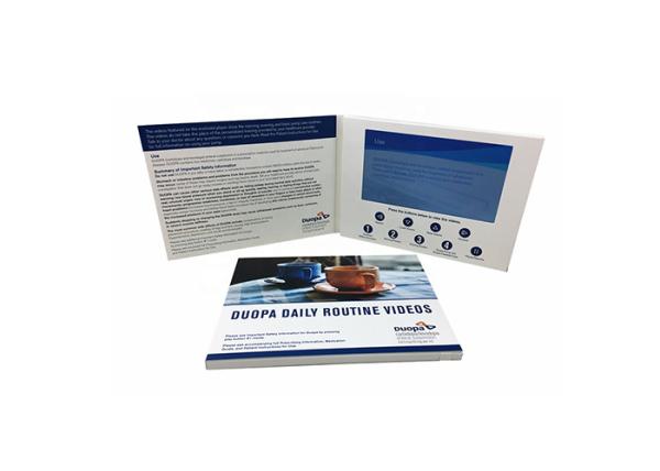 CMYK Printing Video Business Cards 1024*600 Pixel For Exhibition Gift