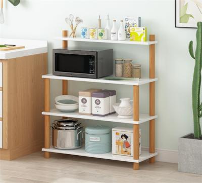 Custom Kitchen Microwave Rack Shelf For Kitchen Utensils Storage