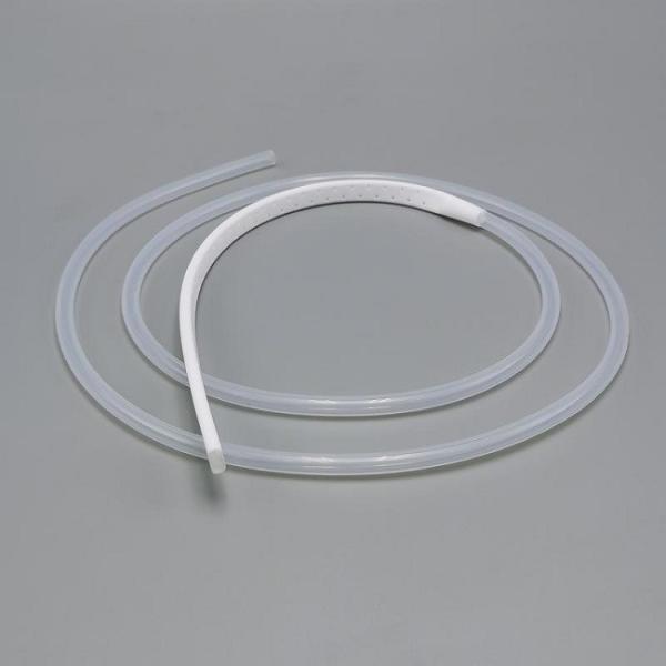 Fr10 Medical Disposable Products Silicone Flat Perforated Drainage Pipes
