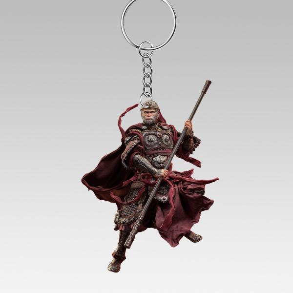 Black Myth Wukong Resin Pendant Witch Design 2D Acrylic Keychain for Car Keys Computer Bags