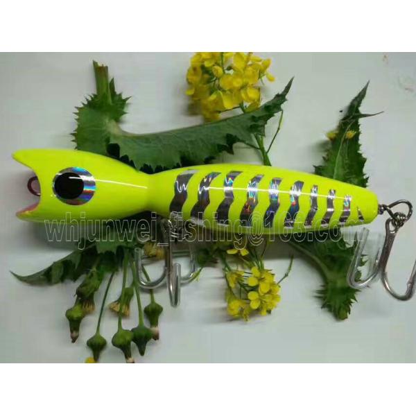 new 20cm/110g best sale wooden popper fishing hard lure popper bait/saltwater/trolling lure