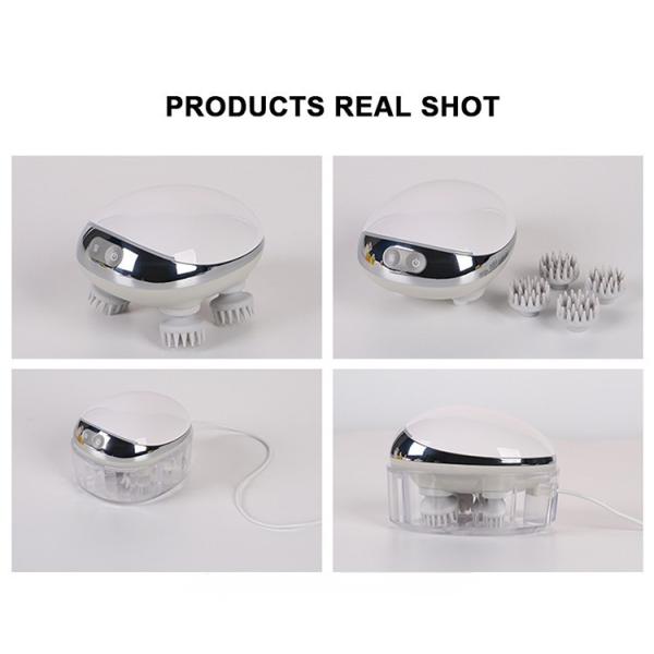 White ABS Plastic Electric Relaxation Massager Vibrating Hair Scalp Massage Machine OEM