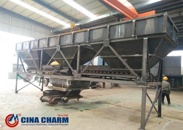 High Precision Concrete Batching Machine With 2885mm Charging Height