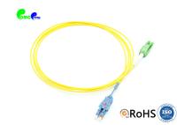 Cabo Switchable LC APC do remendo da fibra ótica de Uniboot LC da polaridade - ligação em ponte do cabo de remendo do duplex 2.0mm do tubo da unidade do LC UPC