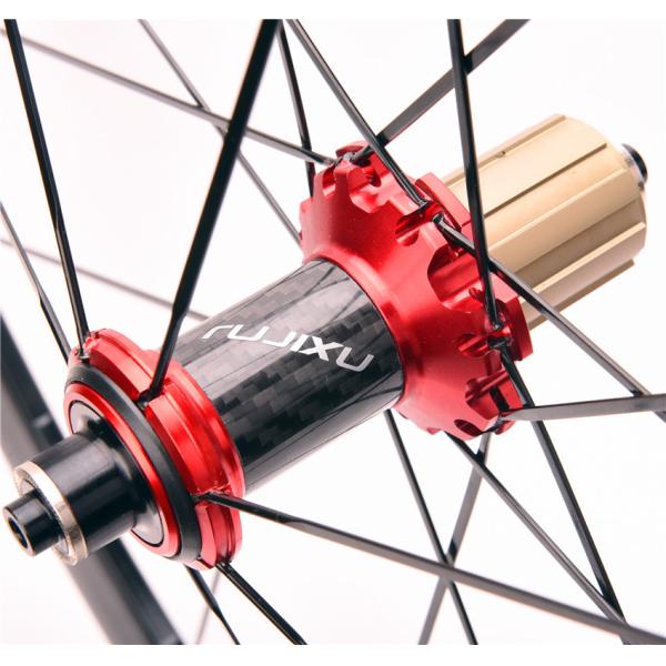 Lightweight RUJIXU 700C Wheelset Bicycle Road V Brake Clincher 18/21 Spoke Aluminum Alloy Bike Wheels for Road Commuting