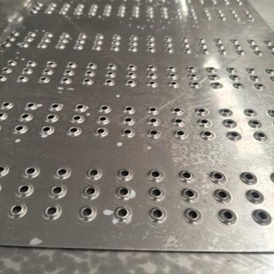 Square Hole Shape Perforated Metal Plate With Hexagonal Hole Pattern