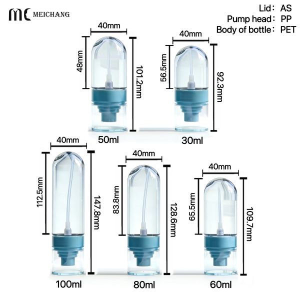 Patented Leak-Proof 360° No-Dead-Angle Spray Bottle with Food-Grade PET/PP Plastic Pump Bottle