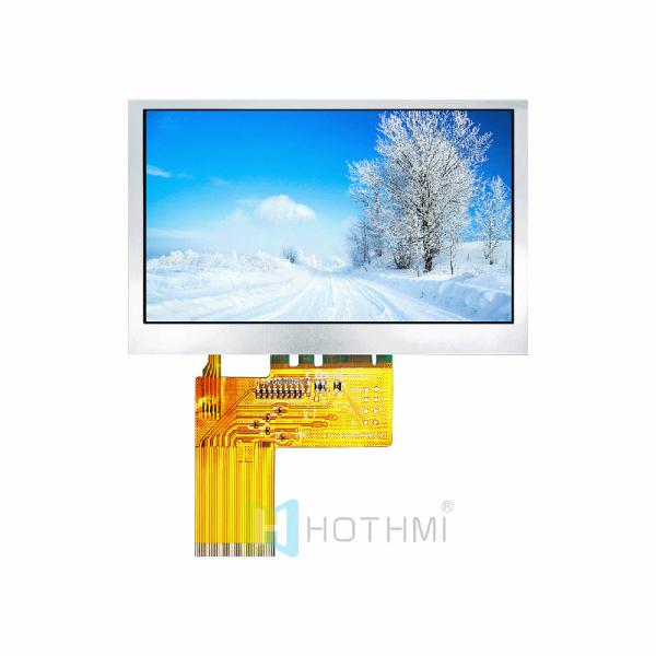 4.3-inch 800x480 dot matrix TFT LCD display module With LVDS Interface