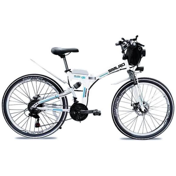 21 Speed Electric Folding Bike Lightweight ， MX300 Lithium Battery Ebike Fat 26