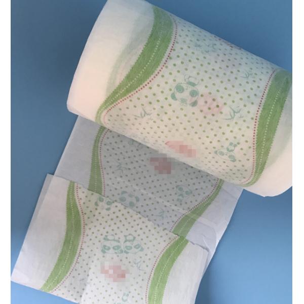 Взрослое сырье пеленки напечатало полностью Breathable фильм слоения