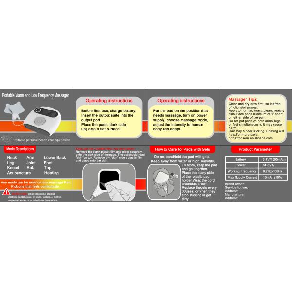 Infrared Warm Low Frequency Therapy Equipment Pink Color RoHS Approved