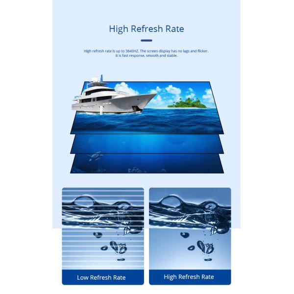 P2.5 Full Color Indoor Advertising Led Screen HD Die Casting Aluminum Cabinet