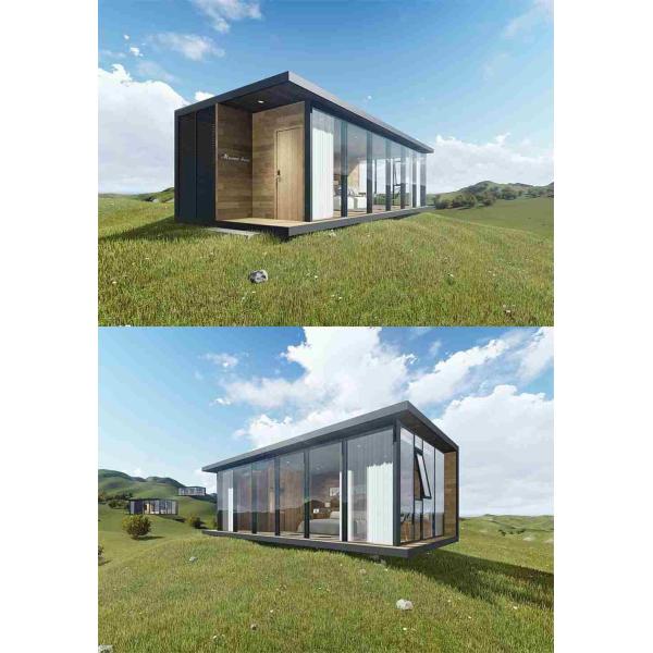 Prefab алюминиевой структуры современный расквартировывает роскошные панельные дома