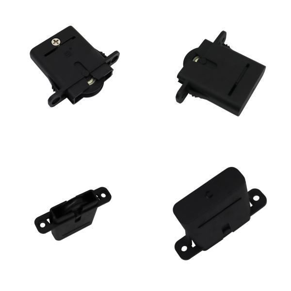 Modern Black Universal Low Noise Smooth Bottom Track Guide Roller