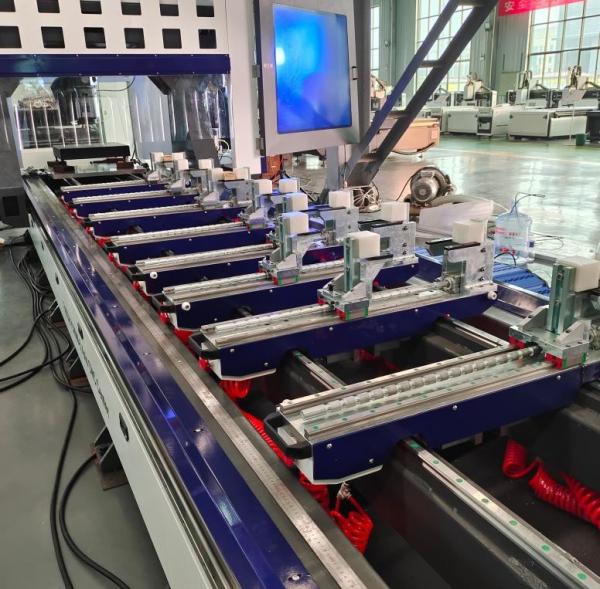 Aluminium CNC 5 Axes Machining Centre CNC Drilling And Cutting Machine with 300mm saw blade