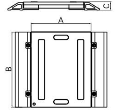 Масштабы веса автомобиля алюминиевого сплава портативные