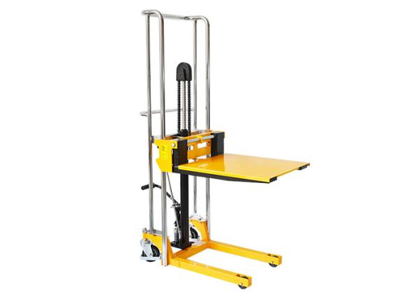 Light Duty Mini Pallet Stacker With Removable Platform Capacity 400kg