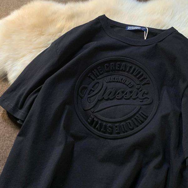 Custom Design Vintage Men's T-Shirt 3D Puff Print Breathable 180Grams Polyester Fiber
