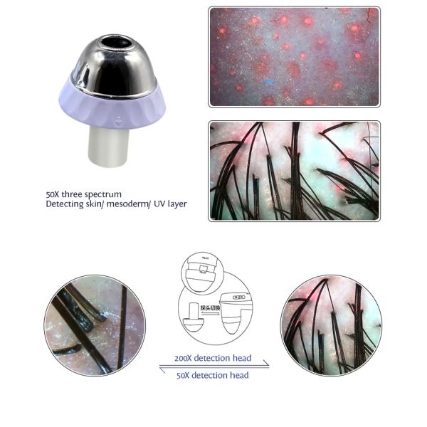 3 кг / 36 * 29 * 21 см Размер Сканер волосяных фолликулов для салона и спа-салона