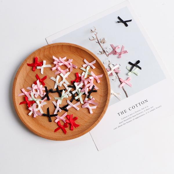 MSD на заказ 100% полиэстерные пятна луки для подарок Рождество ручной работы ткань тип атлас