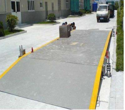 Q235 o caminhão 50t material do móvel 3×8m pesa escalas