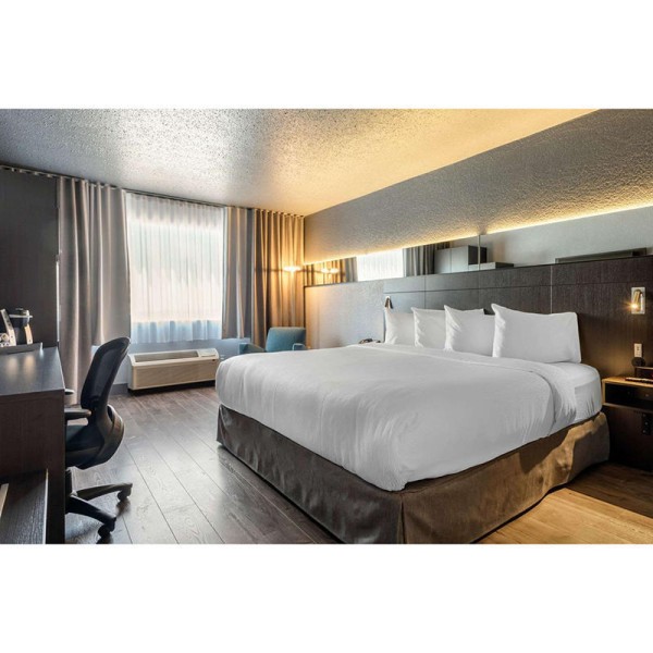 OEM Custom Contemporary Lifestyle Hotel Furniture Durable Melamine 3 Star Design for Condos and Hotels Wood Material