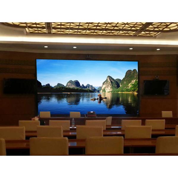 Fully Front Access Indoor Fixed LED Display Invisible Line Design For Meeting Room