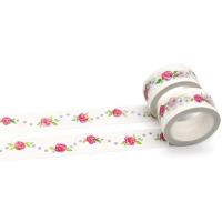 Fita impressa floral removível de Washi para o embelezamento do álbum de recortes