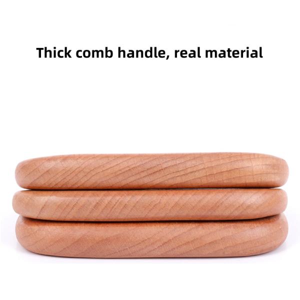 Hot Brown Wooden Beech Wood Brush Beard Comb Pocket Combs Women Hair Brush Wooden Hair Brush Comb for Massage Tools