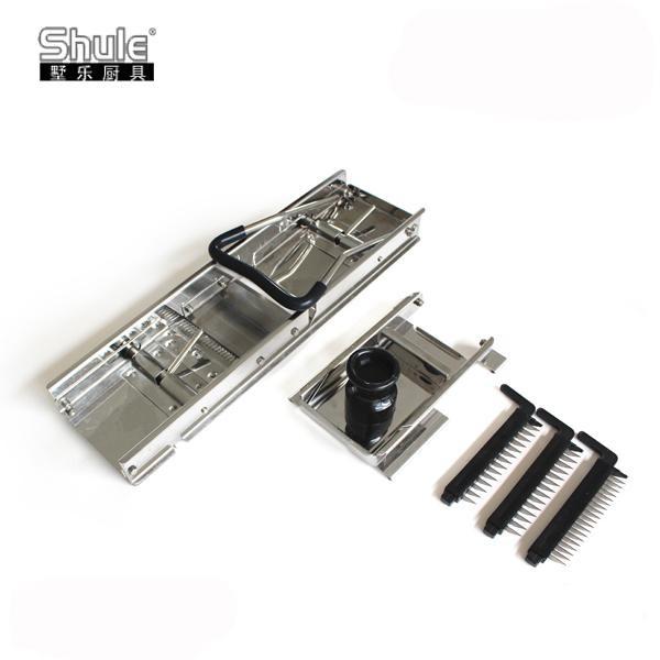3 Blades Stainless Steel Vegetable Slicer ABS Sustainable Stainless Steel Mandoline Slicer