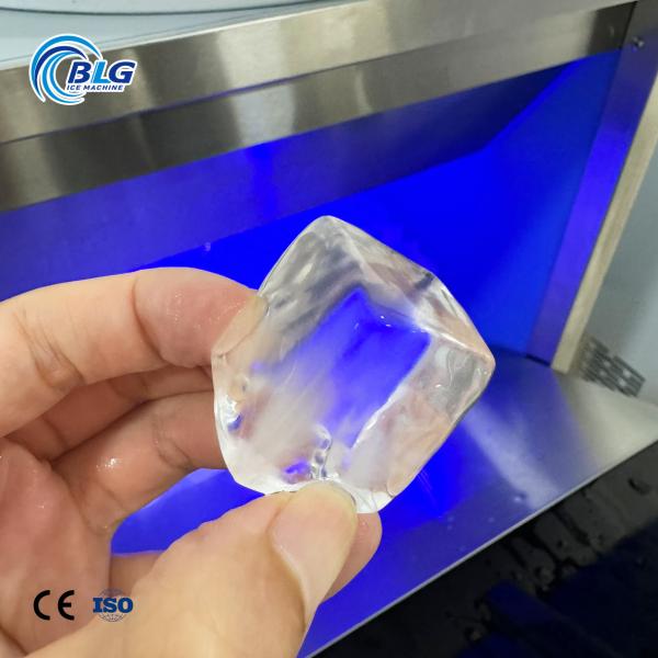 BLG High Quality 220V Automatic Commercial Ice Machine Air-Cooled 230kg Big Cube for Household Cold Drinks Intelligent Design