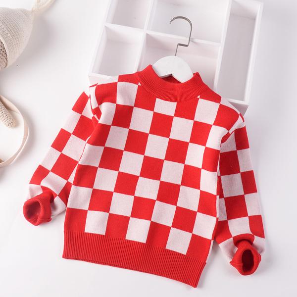 Factory Oem Winter Babysweaters Cotton Modern Chunky Knit Mum Matching Baby Kids Girls Pullover Toddler Knitted Sweater