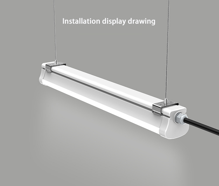 LED Tri Proof Light Waterproof IP65 Linear Vapor Tight Ceiling Light