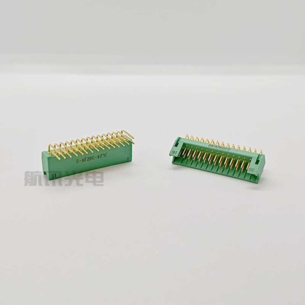 J24-30zjw 30-Core 90° Right Angle Bent Pin PCB Welding Rectangular Aviation