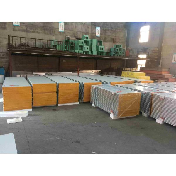 Light And Thin Rock Wool Sandwich Panel For Clean Room In Chemical Industry